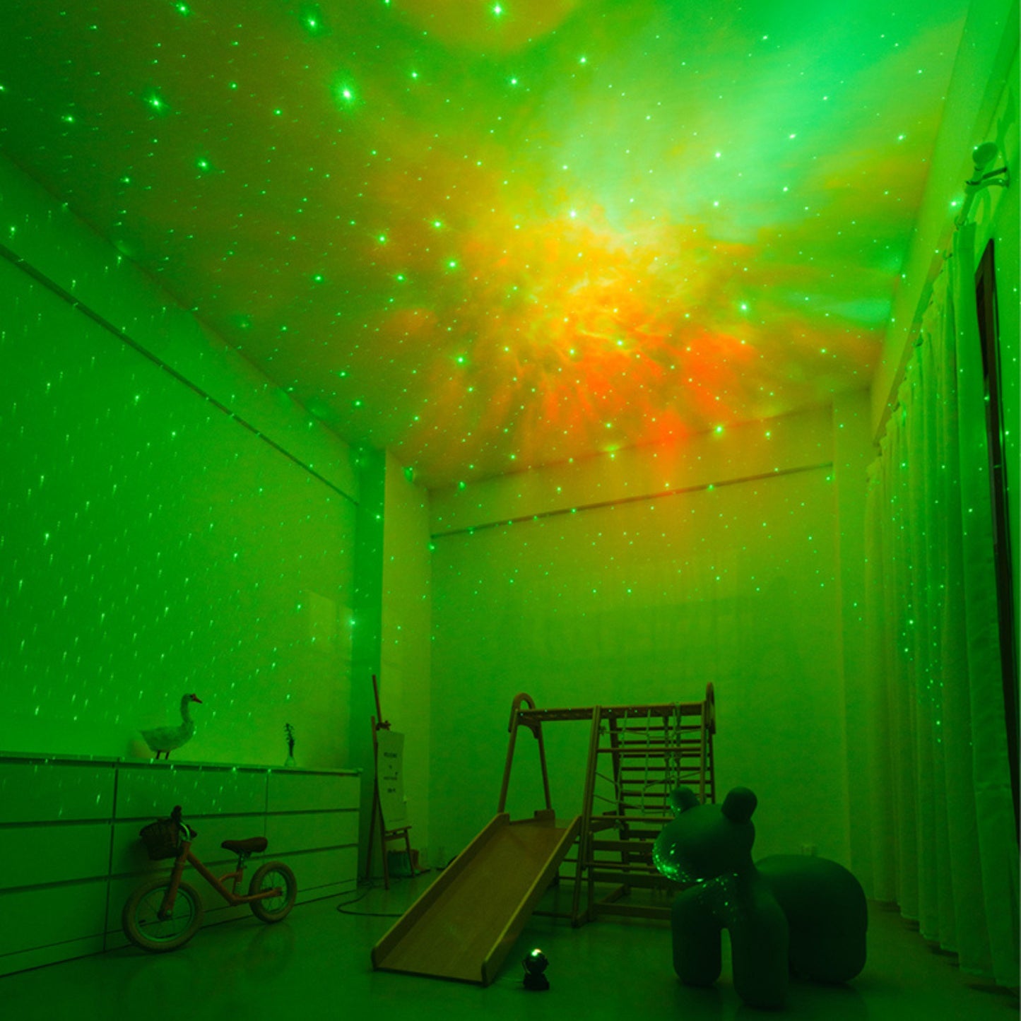 Sitting Astronaut Galaxy Projector