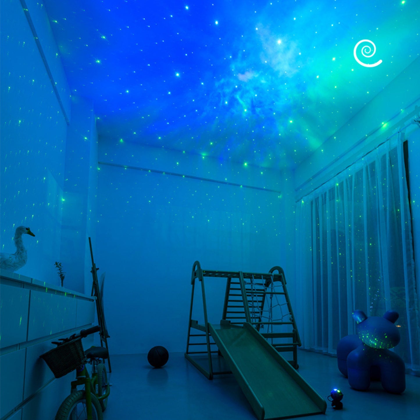 Sitting Astronaut Galaxy Projector