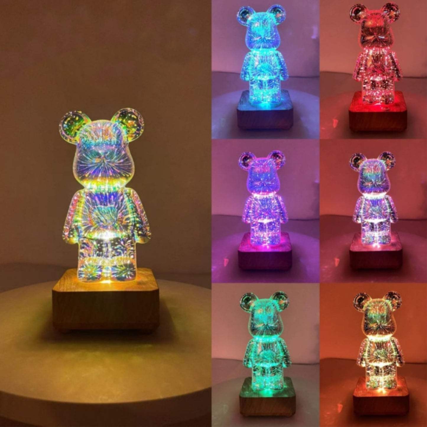 Starry Fireworks Bear Light