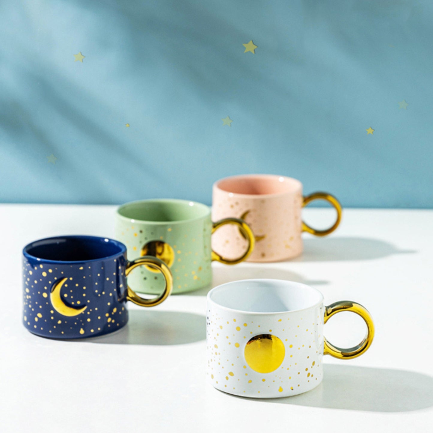 Minimalist Moon and Sun Mug