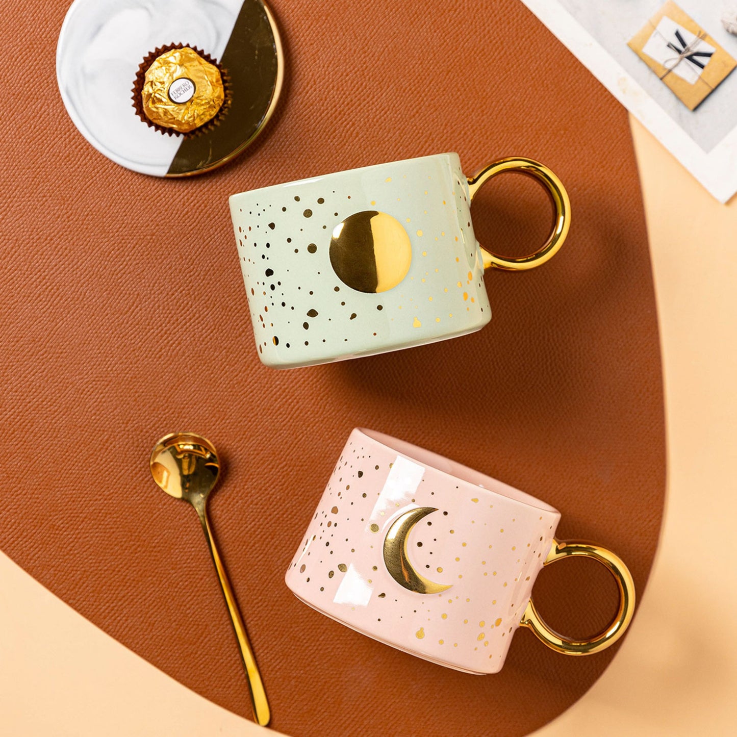 Minimalist Moon and Sun Mug