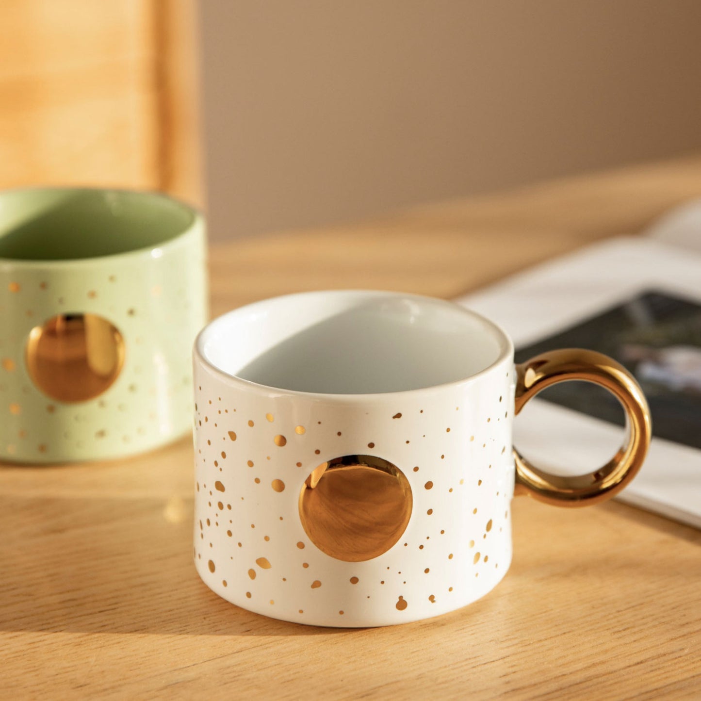 Minimalist Moon and Sun Mug