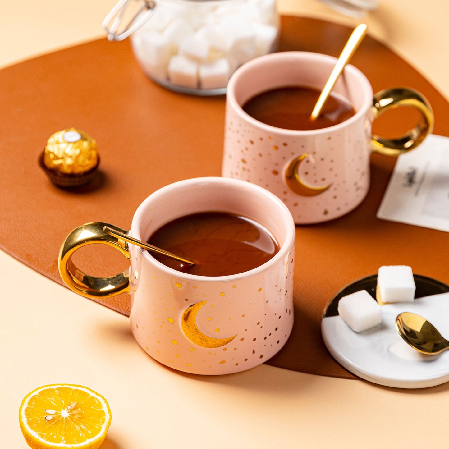 Minimalist Moon and Sun Mug