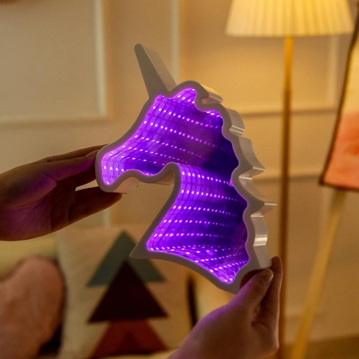 3D Infinity Mirror Tunnel Lights - Space Mesmerise - Space Gifts | Lamps | Statues | Home Decor