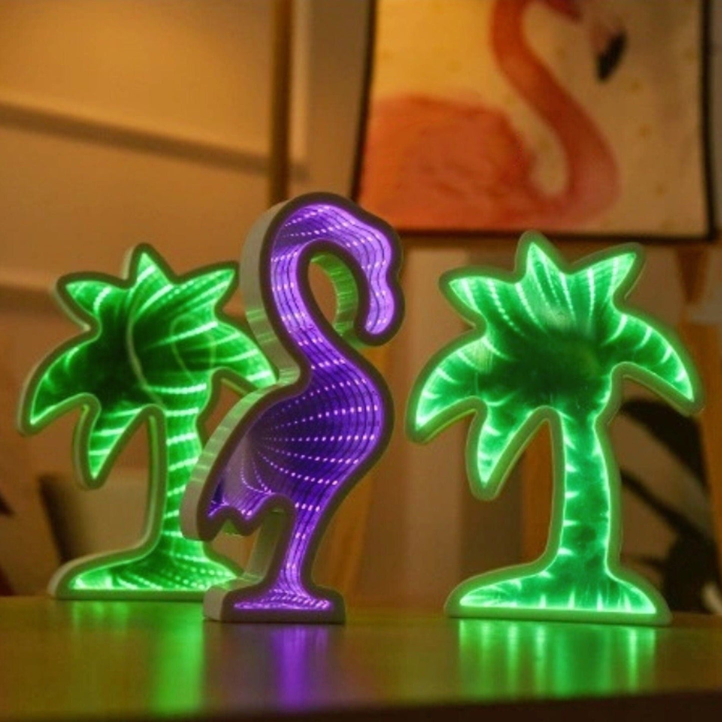 3D Infinity Mirror Tunnel Lights - Space Mesmerise - Space Gifts | Lamps | Statues | Home Decor