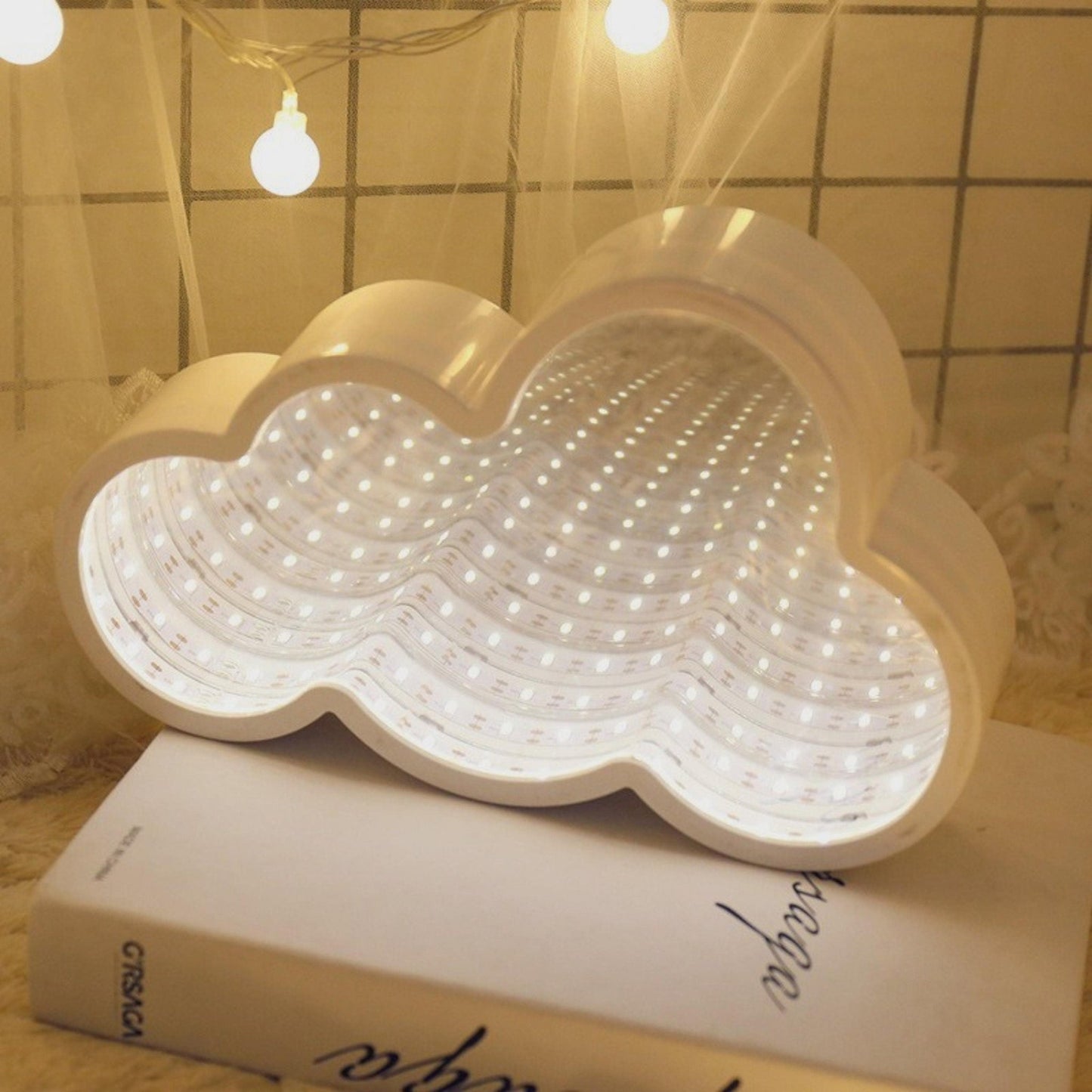 3D Infinity Mirror Tunnel Lights - Space Mesmerise - Space Gifts | Lamps | Statues | Home Decor