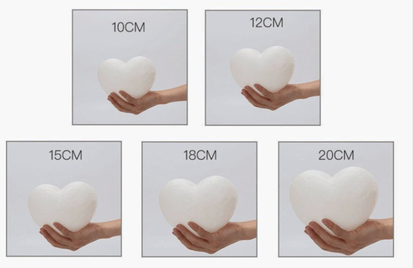 3D Printed Heart Moon Lamp - Space Mesmerise - Space Gifts | Lamps | Statues | Home Decor