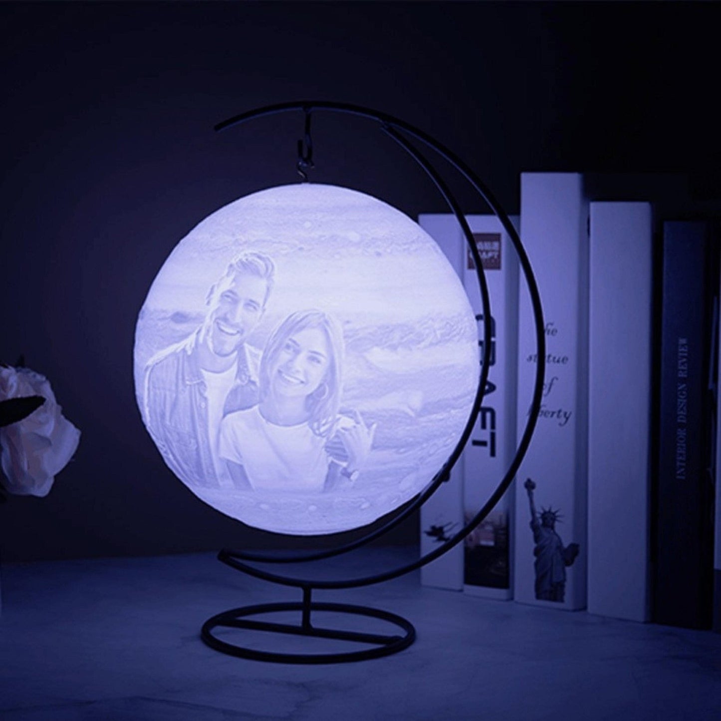 3D Printed Planet and Moon Lamp - Space Mesmerise - Space Gifts | Lamps | Statues | Home Decor