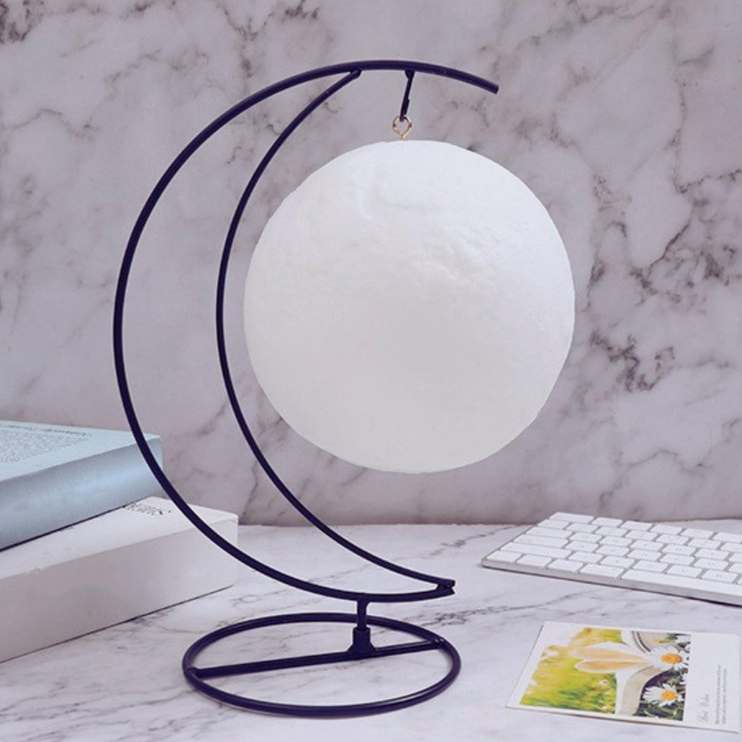 3D Printed Planet and Moon Lamp - Space Mesmerise - Space Gifts | Lamps | Statues | Home Decor