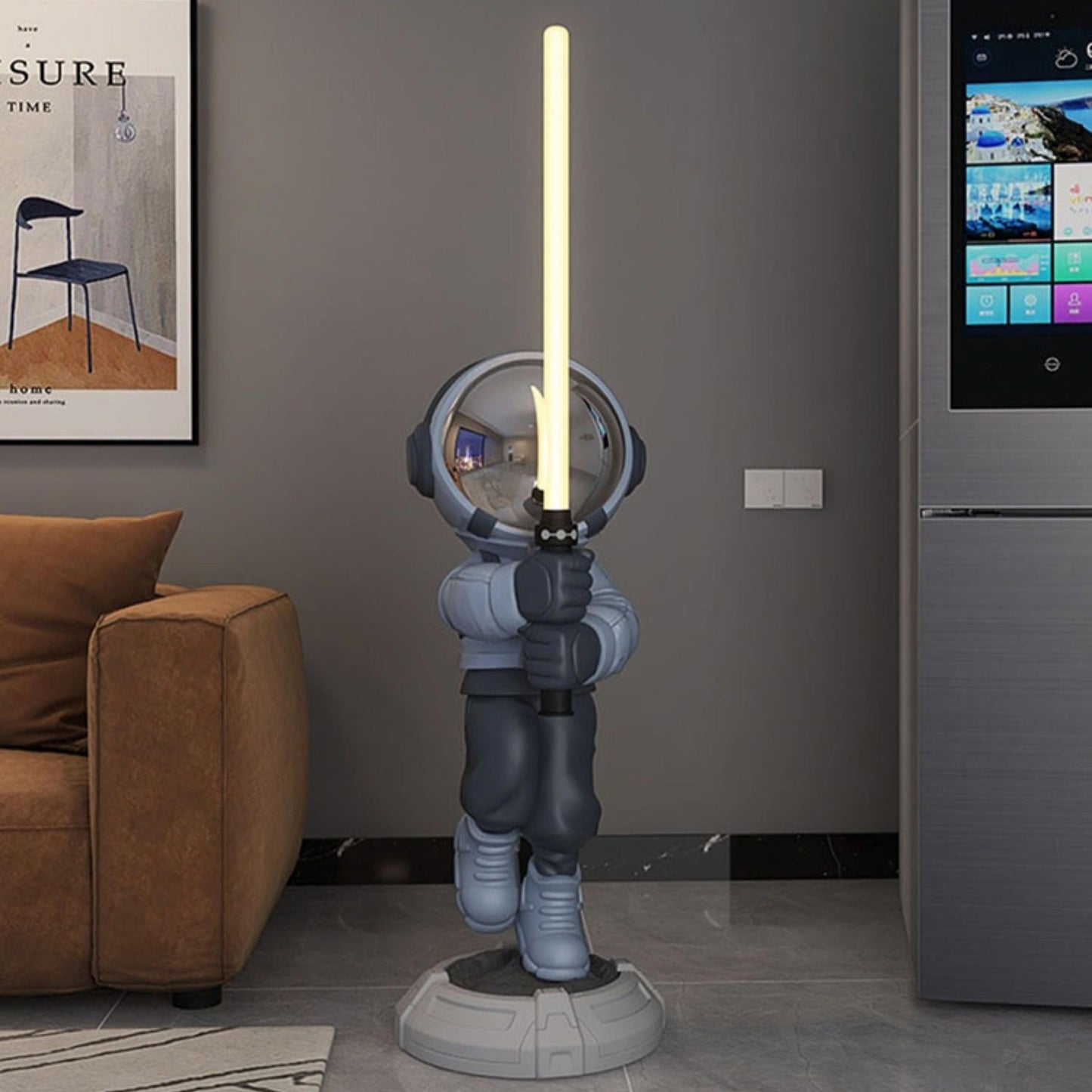 Astronaut with Light Saber