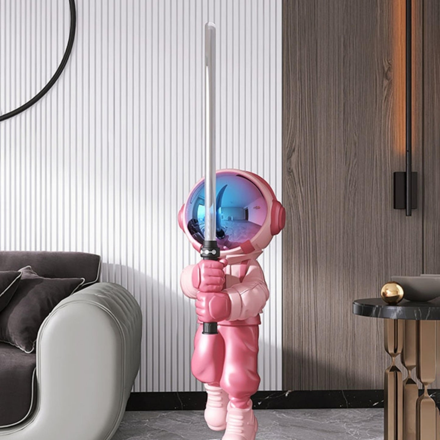 Astronaut with Light Saber