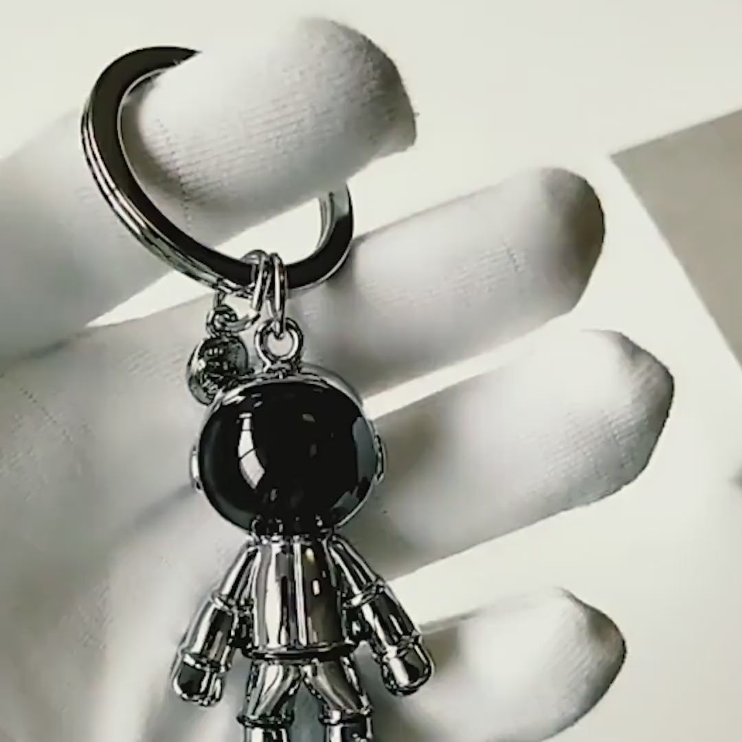 Mesmerising Astronaut Minimalist Keychain | Pendant Space Man Keyring