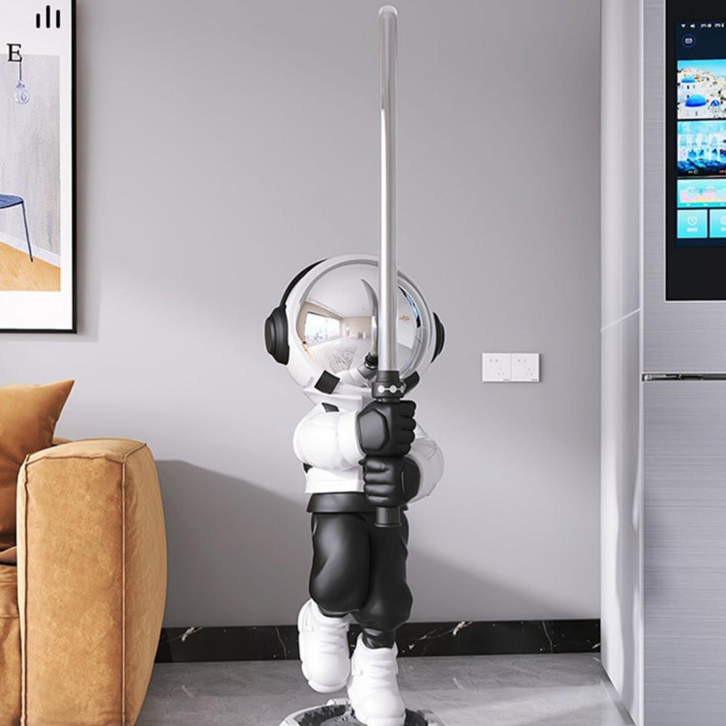 Astronaut with Light Saber
