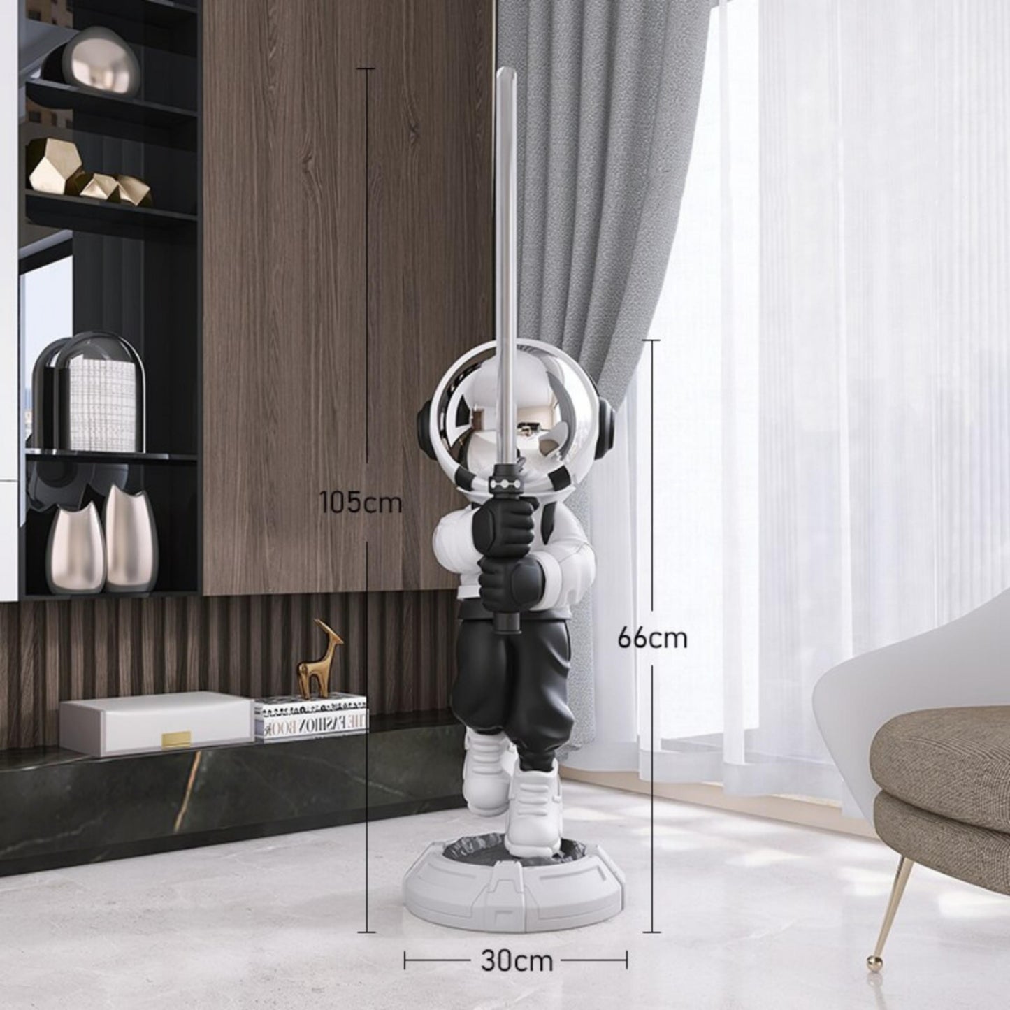 Astronaut with Light Saber