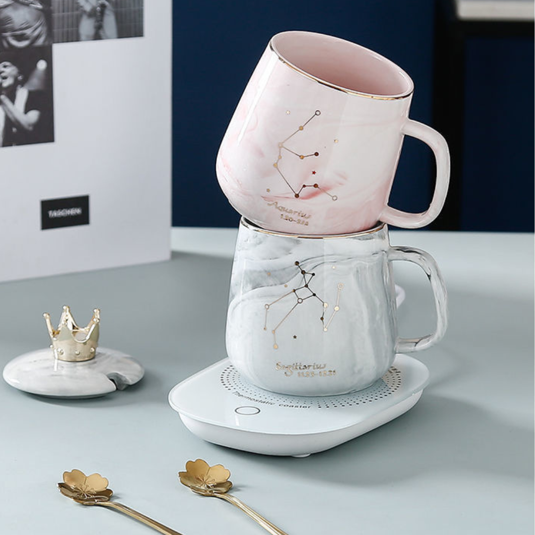Twelve Constellations Marble Mug