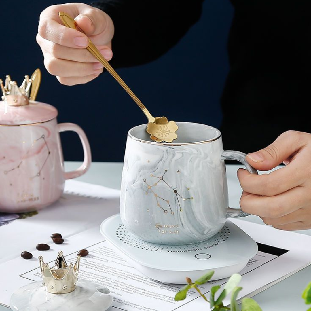 Twelve Constellations Marble Mug