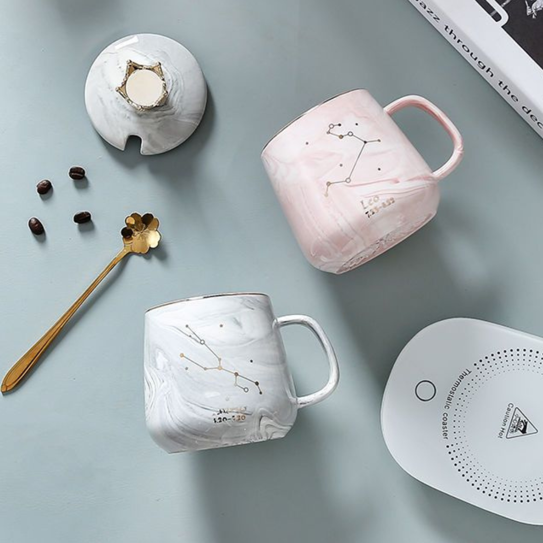 Twelve Constellations Marble Mug