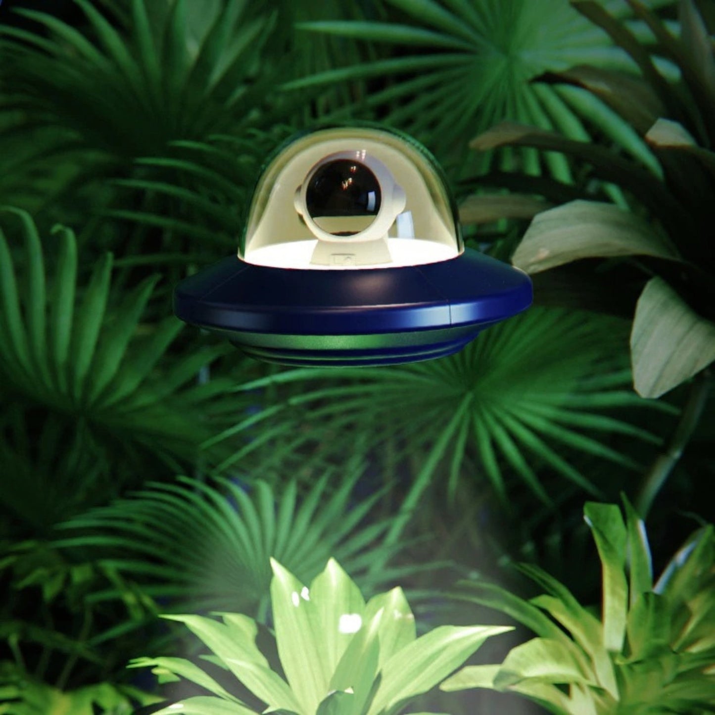 Astronaut and UFO USB Lamp - Space Mesmerise - Space Gifts | Lamps | Statues | Home Decor
