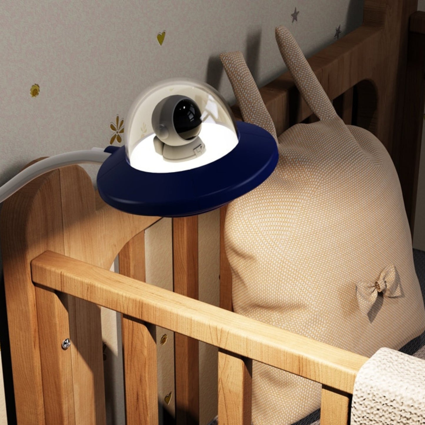 Astronaut and UFO USB Lamp - Space Mesmerise - Space Gifts | Lamps | Statues | Home Decor