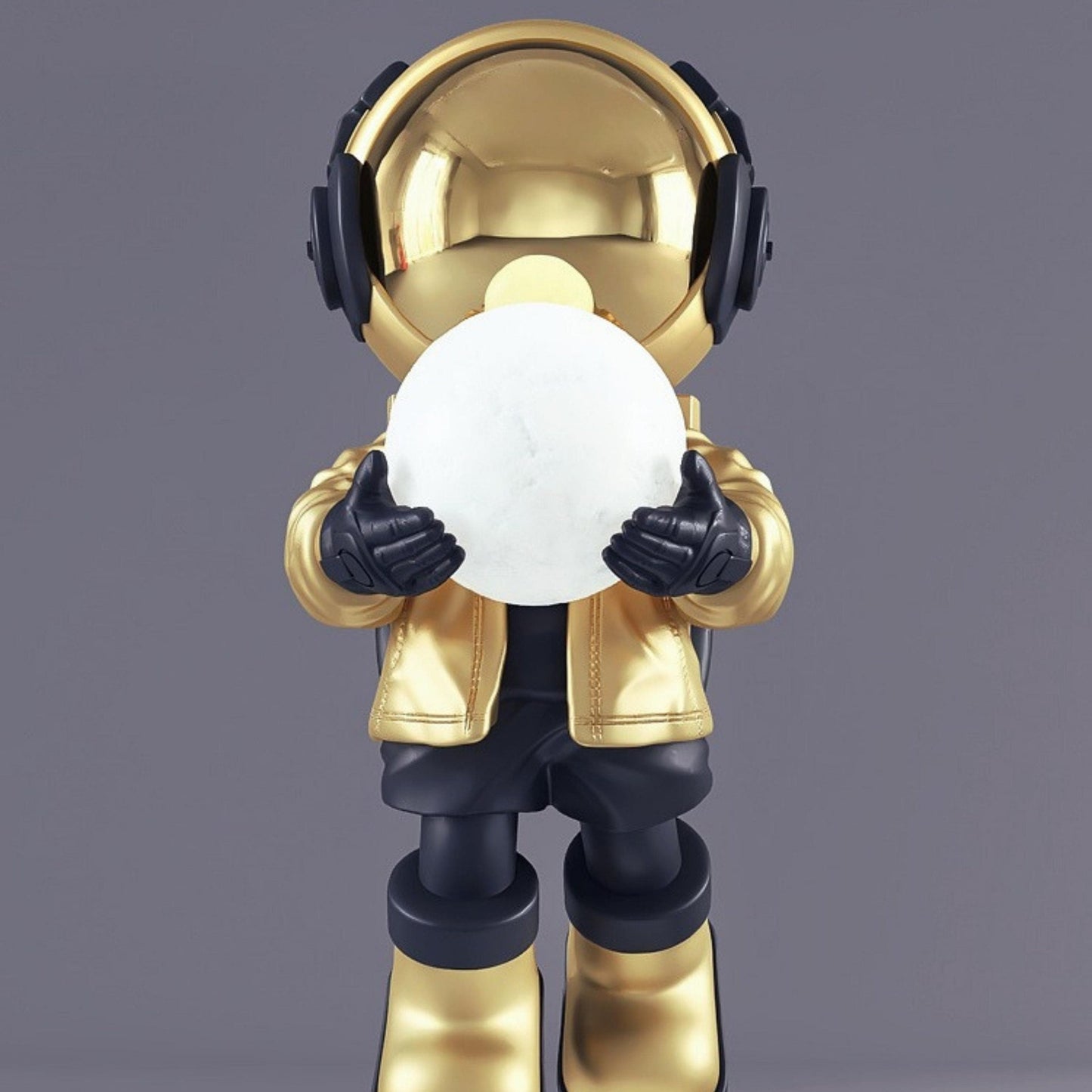 Astronaut on Crater Statue - Space Mesmerise - Space Gifts | Lamps | Statues | Home Decor