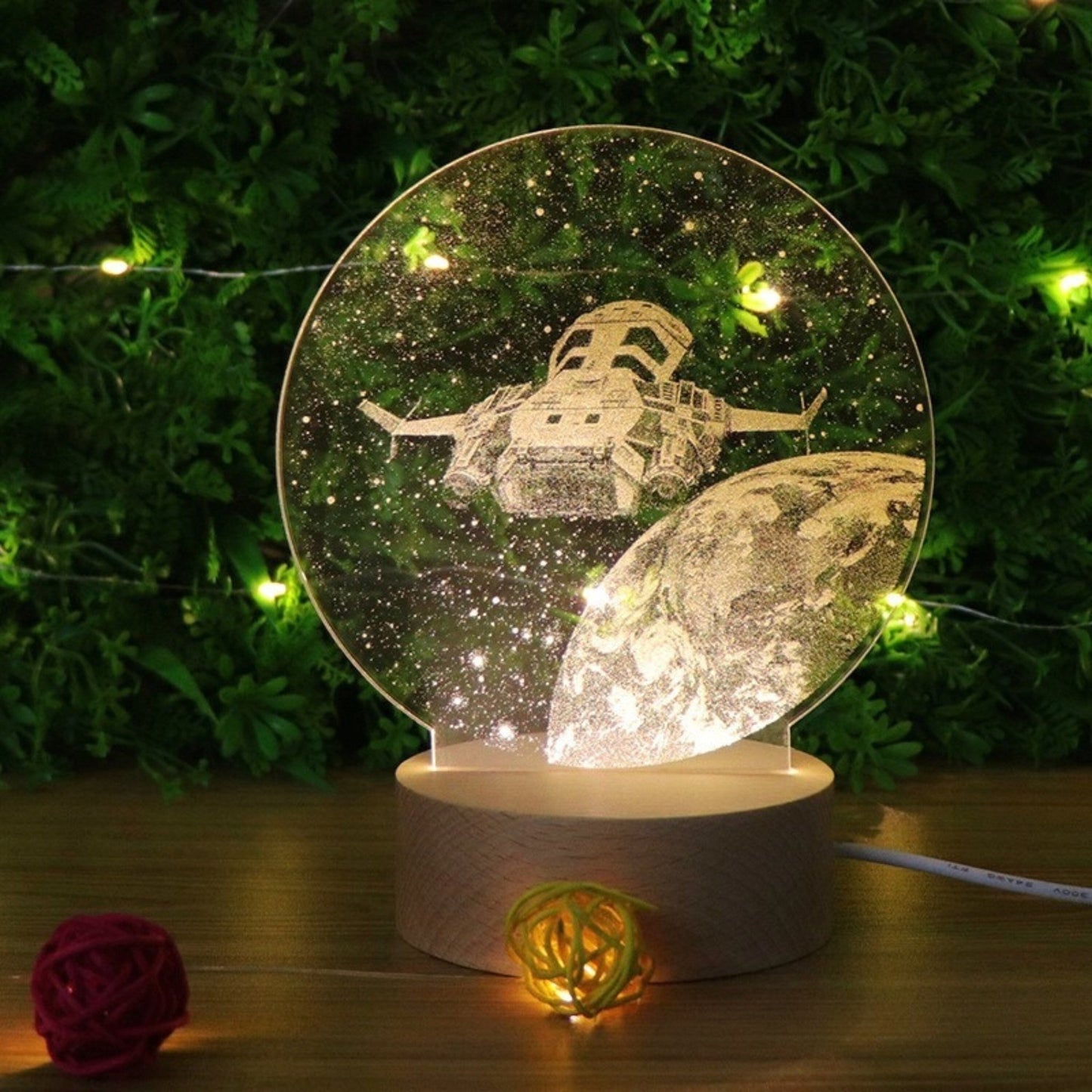 Battleship Night Light - Space Mesmerise - Space Gifts | Lamps | Statues | Home Decor
