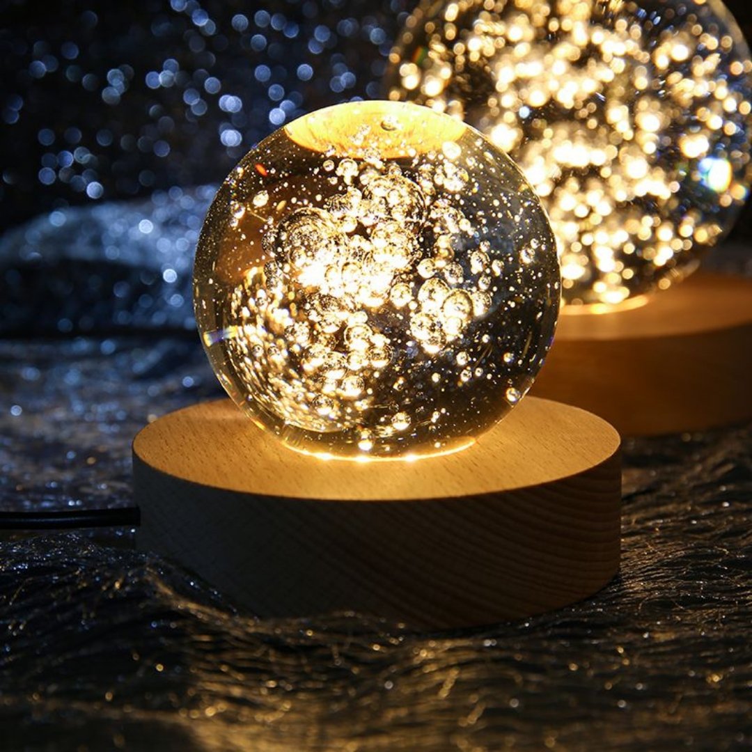 Bubble and Cracked Planet Lamp - Space Mesmerise - Space Gifts | Lamps | Statues | Home Decor