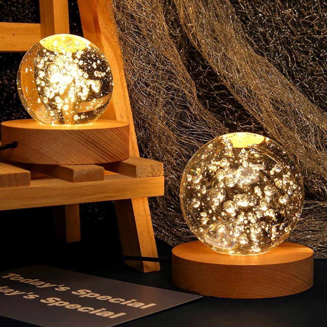 Bubble and Cracked Planet Lamp - Space Mesmerise - Space Gifts | Lamps | Statues | Home Decor