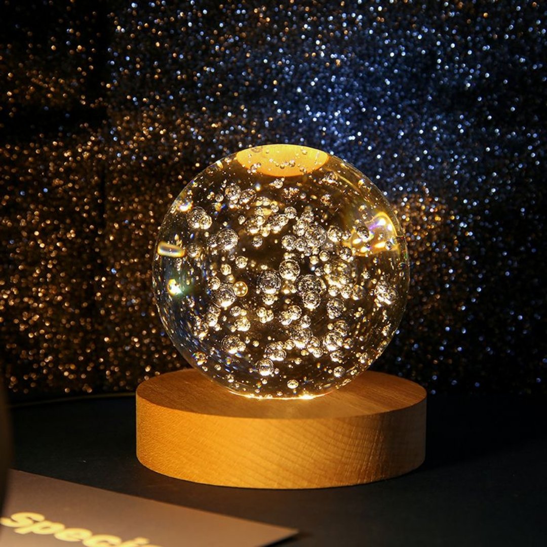 Bubble and Cracked Planet Lamp - Space Mesmerise - Space Gifts | Lamps | Statues | Home Decor