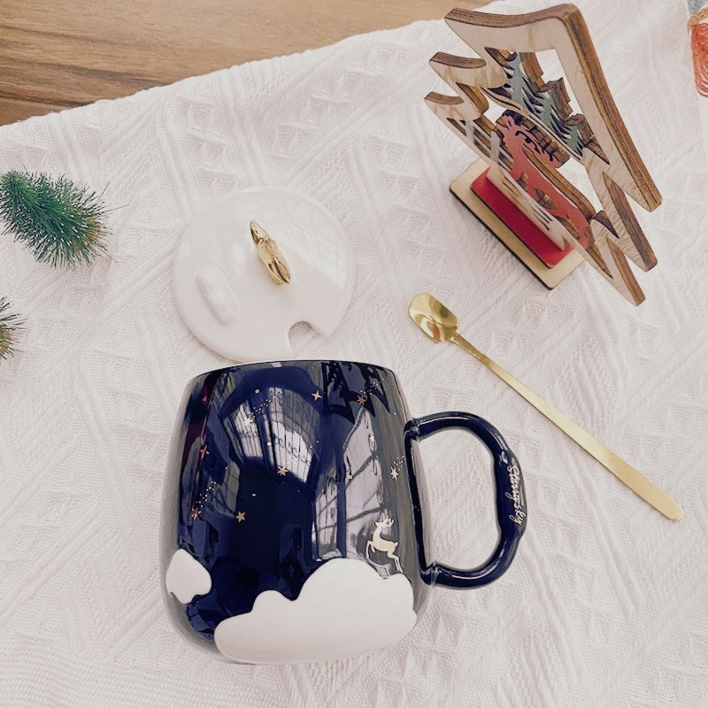 Celestial Coffee Mug With Lid - Space Mesmerise - Space Gifts | Lamps | Statues | Home Decor
