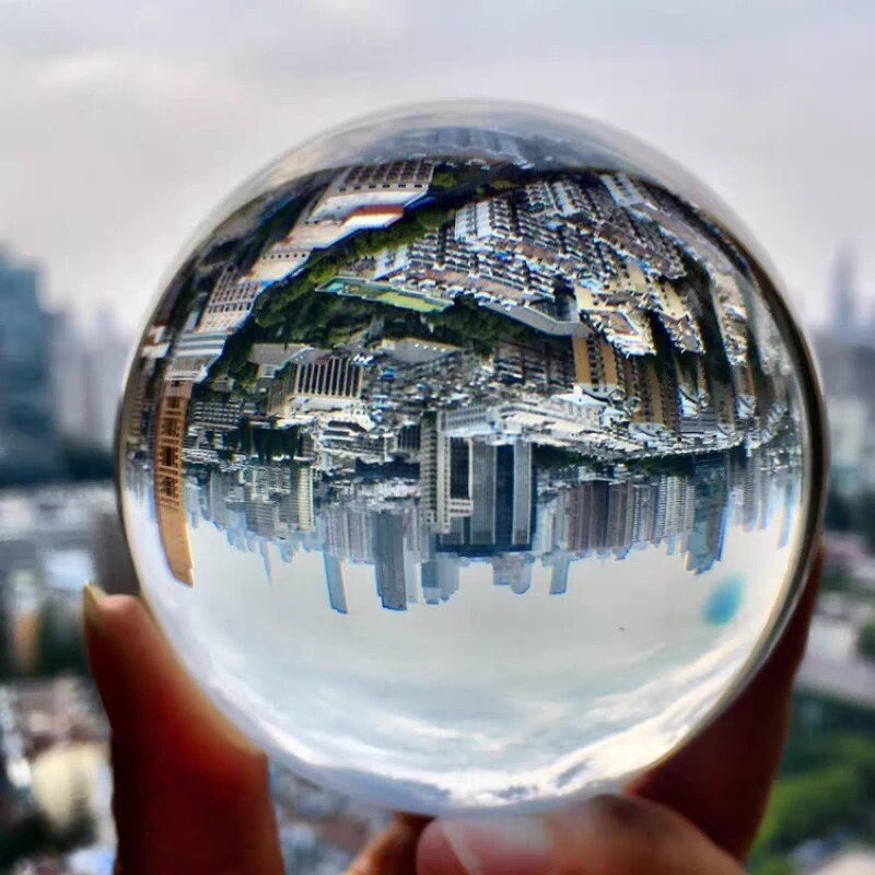 Clear Crystal Ball - Space Mesmerise - Space Gifts | Lamps | Statues | Home Decor