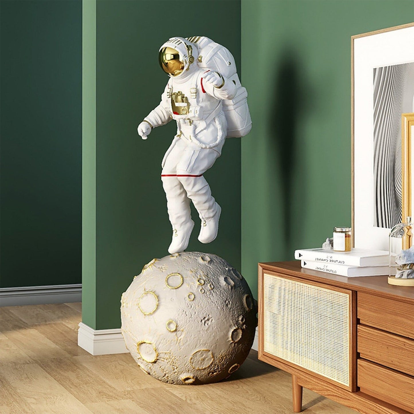 Colossal Astronaut on Moon - Space Mesmerise - Space Gifts | Lamps | Statues | Home Decor