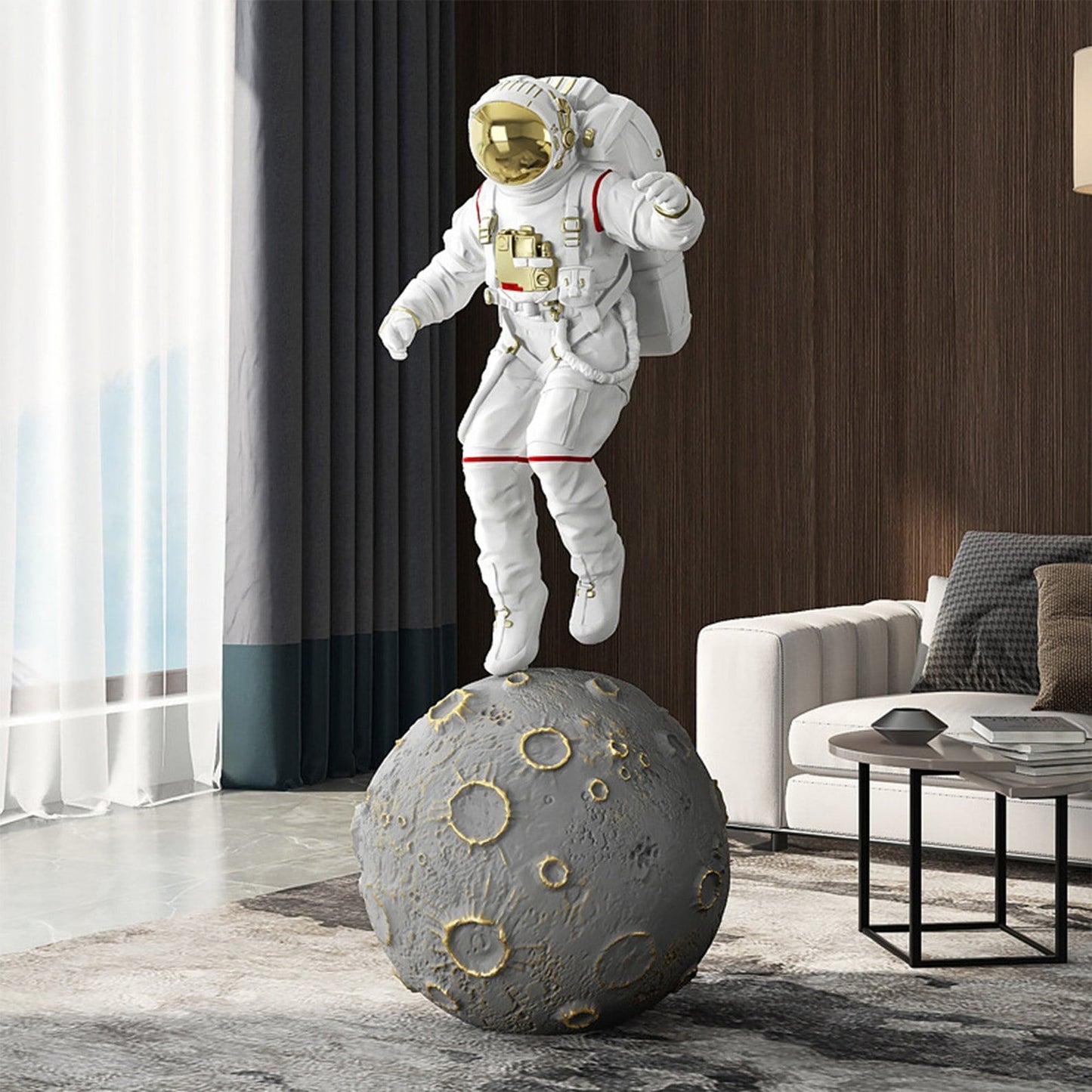 Colossal Astronaut on Moon - Space Mesmerise - Space Gifts | Lamps | Statues | Home Decor