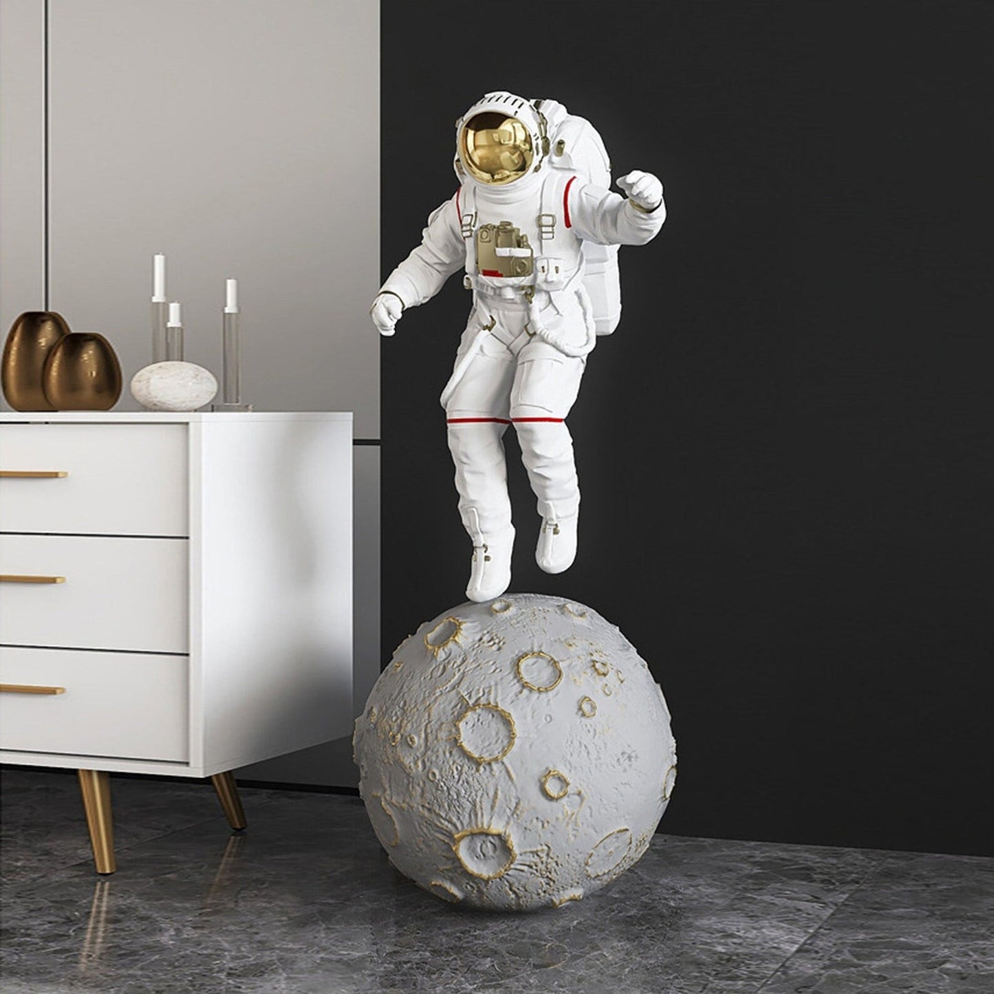 Colossal Astronaut on Moon - Space Mesmerise - Space Gifts | Lamps | Statues | Home Decor