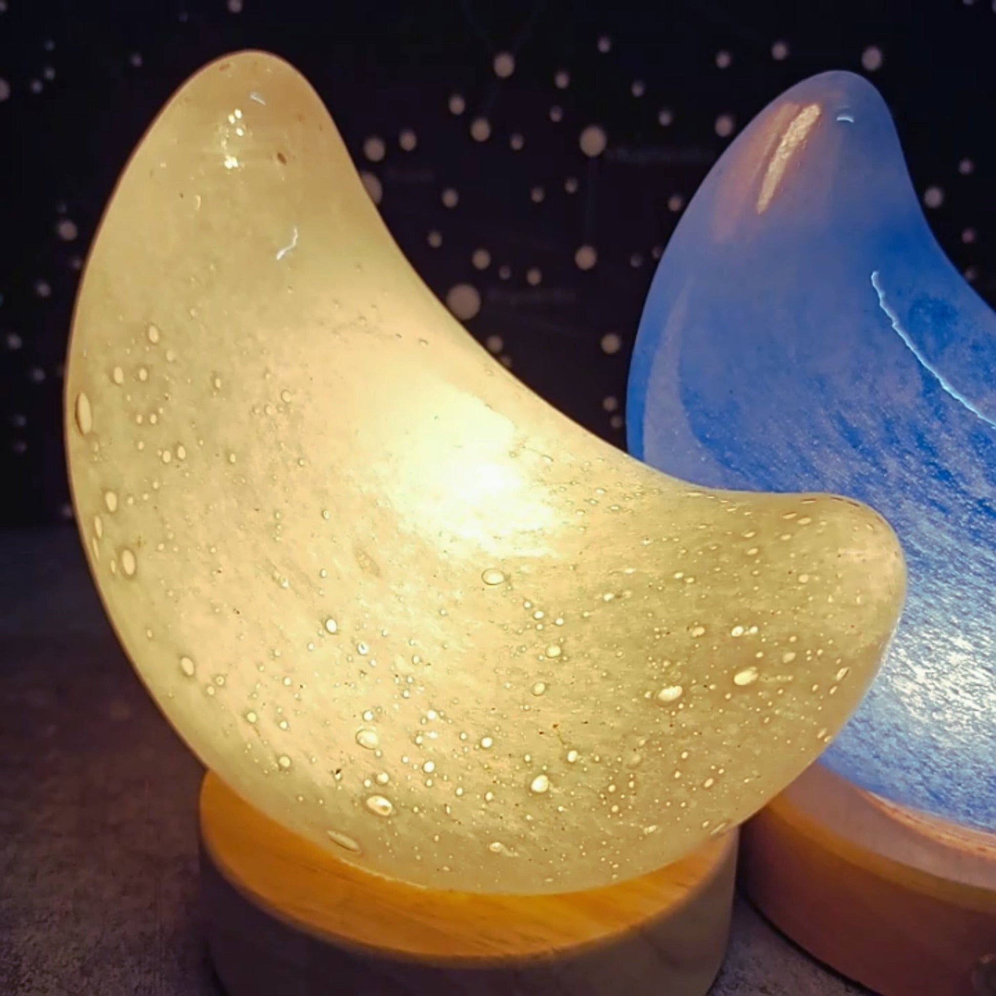Crescent Moon Touch Lamp - Space Mesmerise - Space Gifts | Lamps | Statues | Home Decor