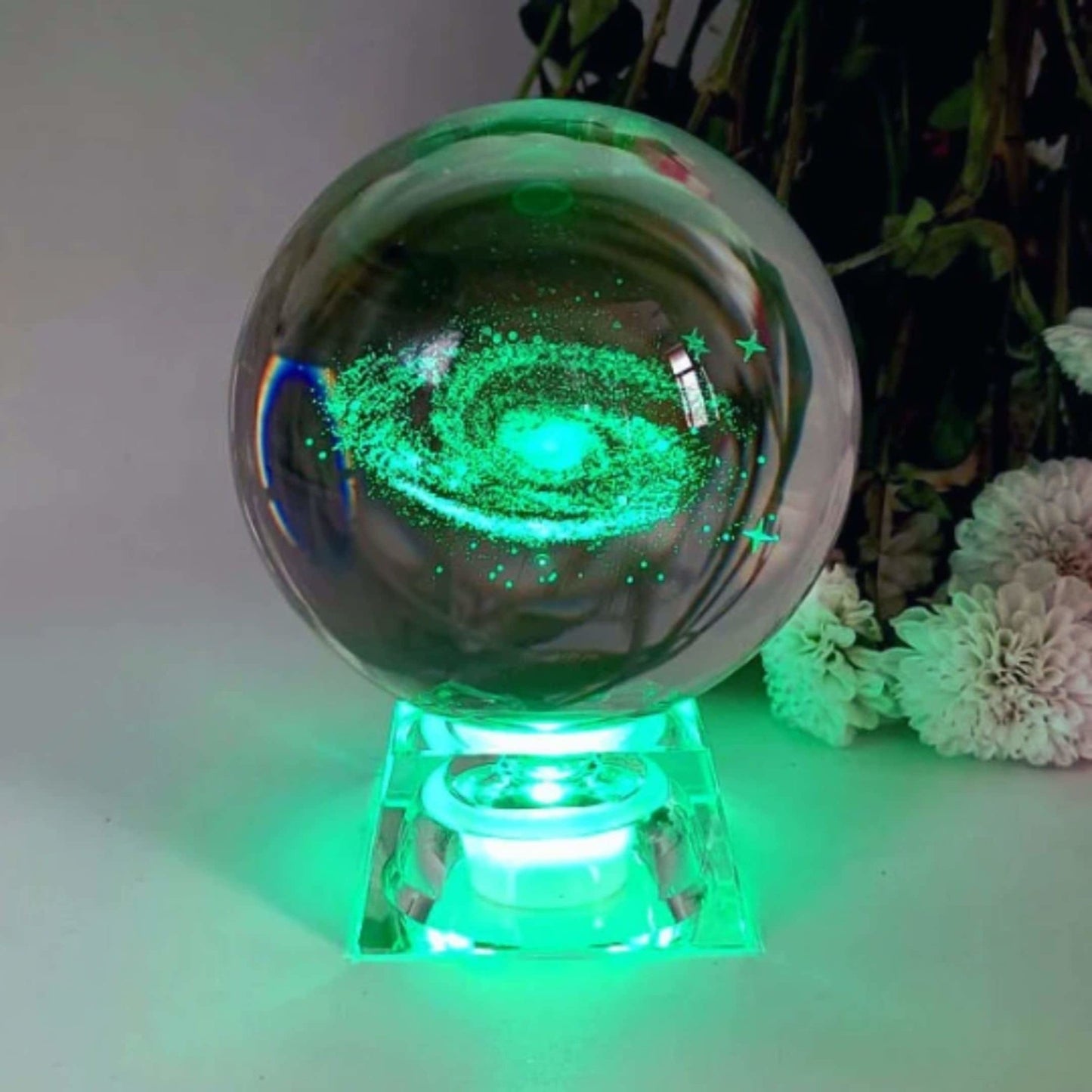 Crystal Galaxy Globe - Space Mesmerise - Space Gifts | Lamps | Statues | Home Decor