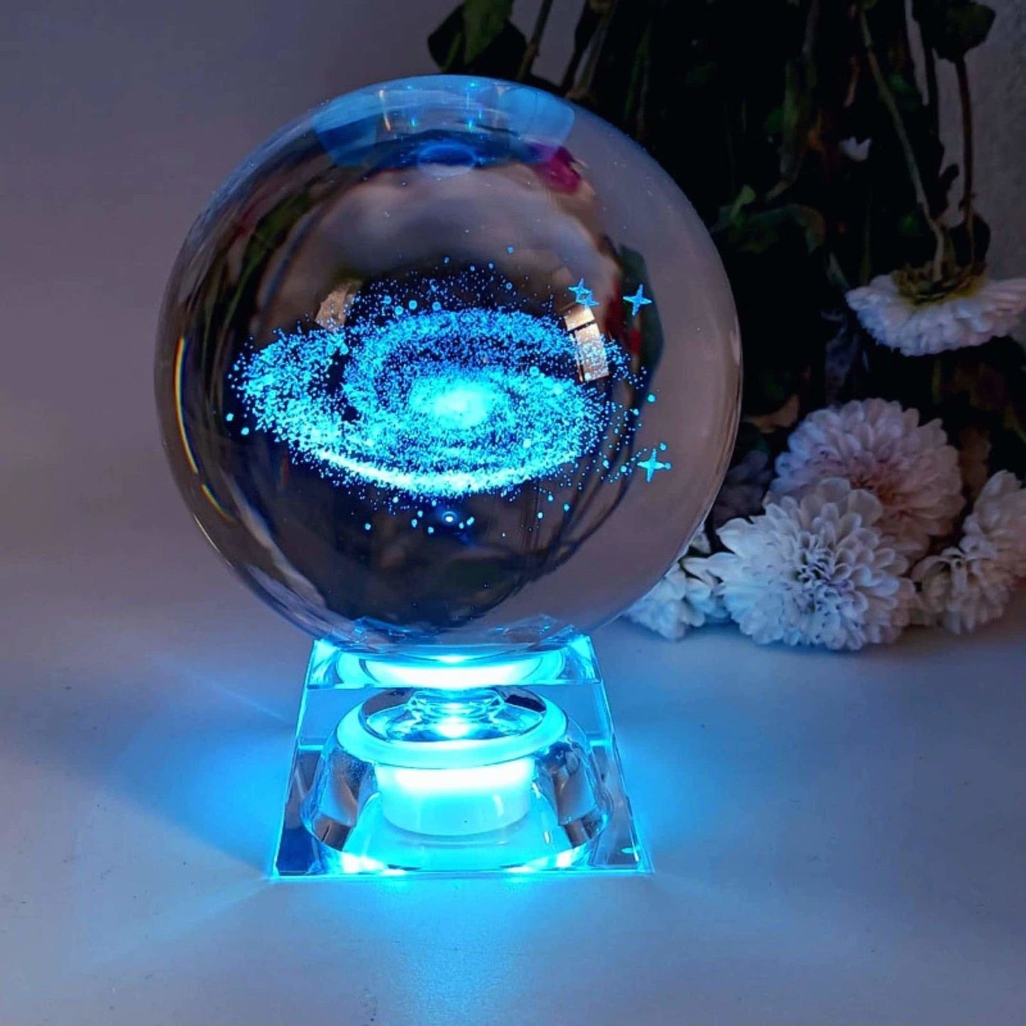 Crystal Galaxy Globe - Space Mesmerise - Space Gifts | Lamps | Statues | Home Decor