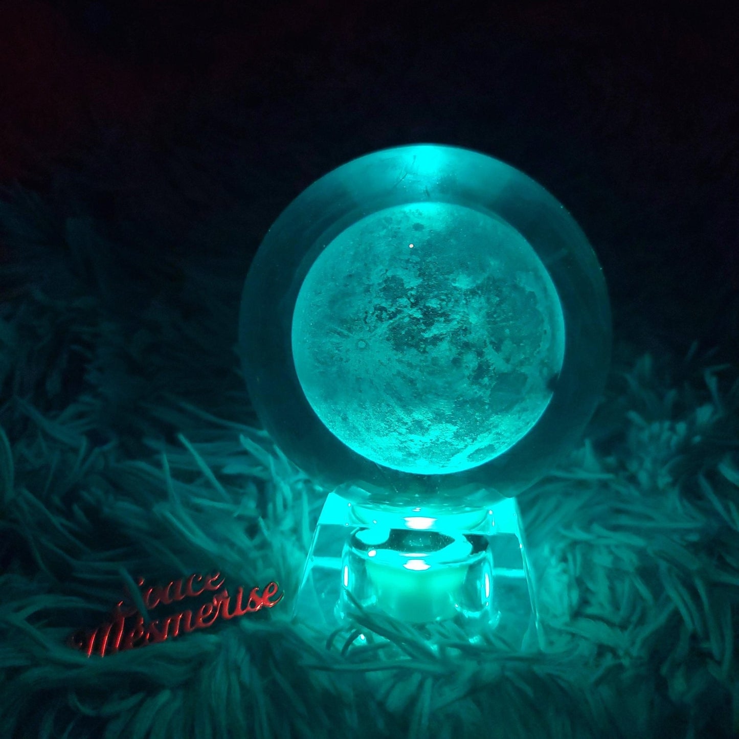 Crystal Moon Globe - Space Mesmerise - Space Gifts | Lamps | Statues | Home Decor