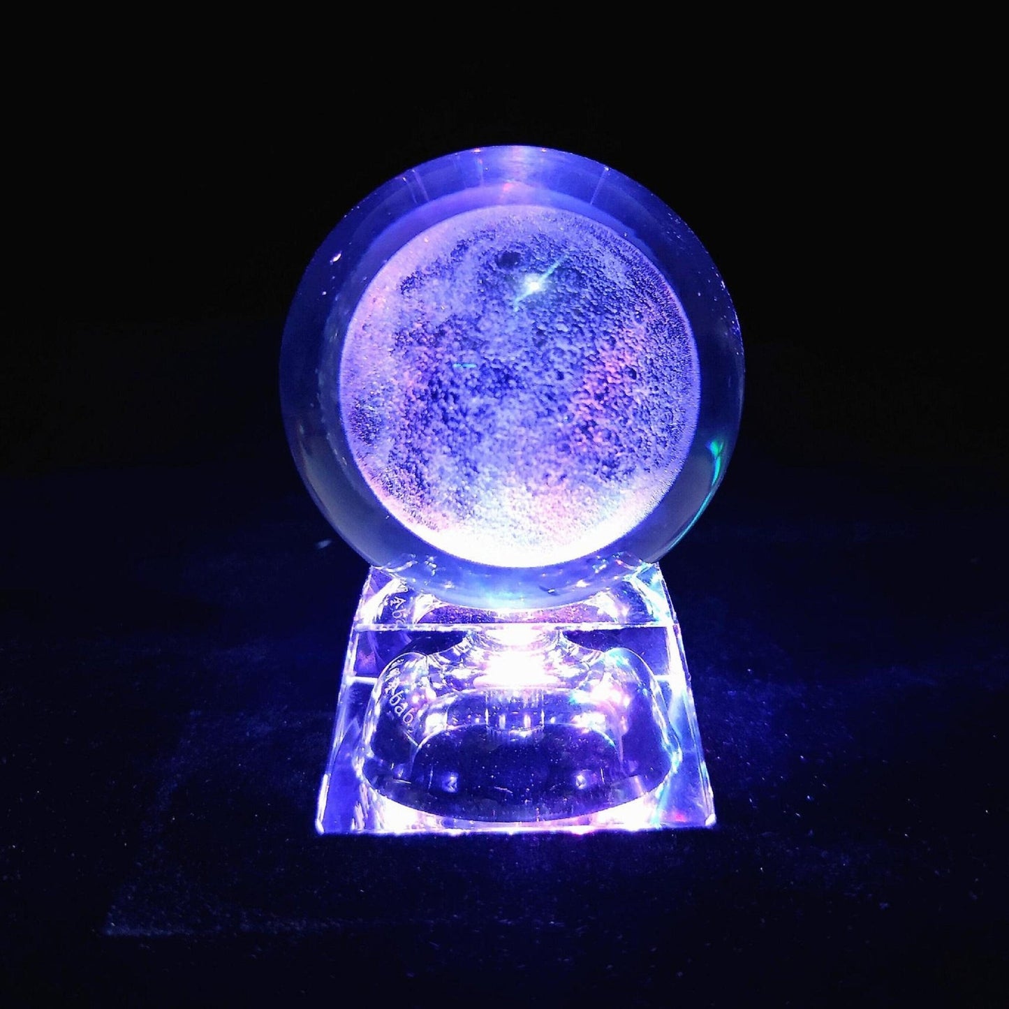 Crystal Moon Globe - Space Mesmerise - Space Gifts | Lamps | Statues | Home Decor