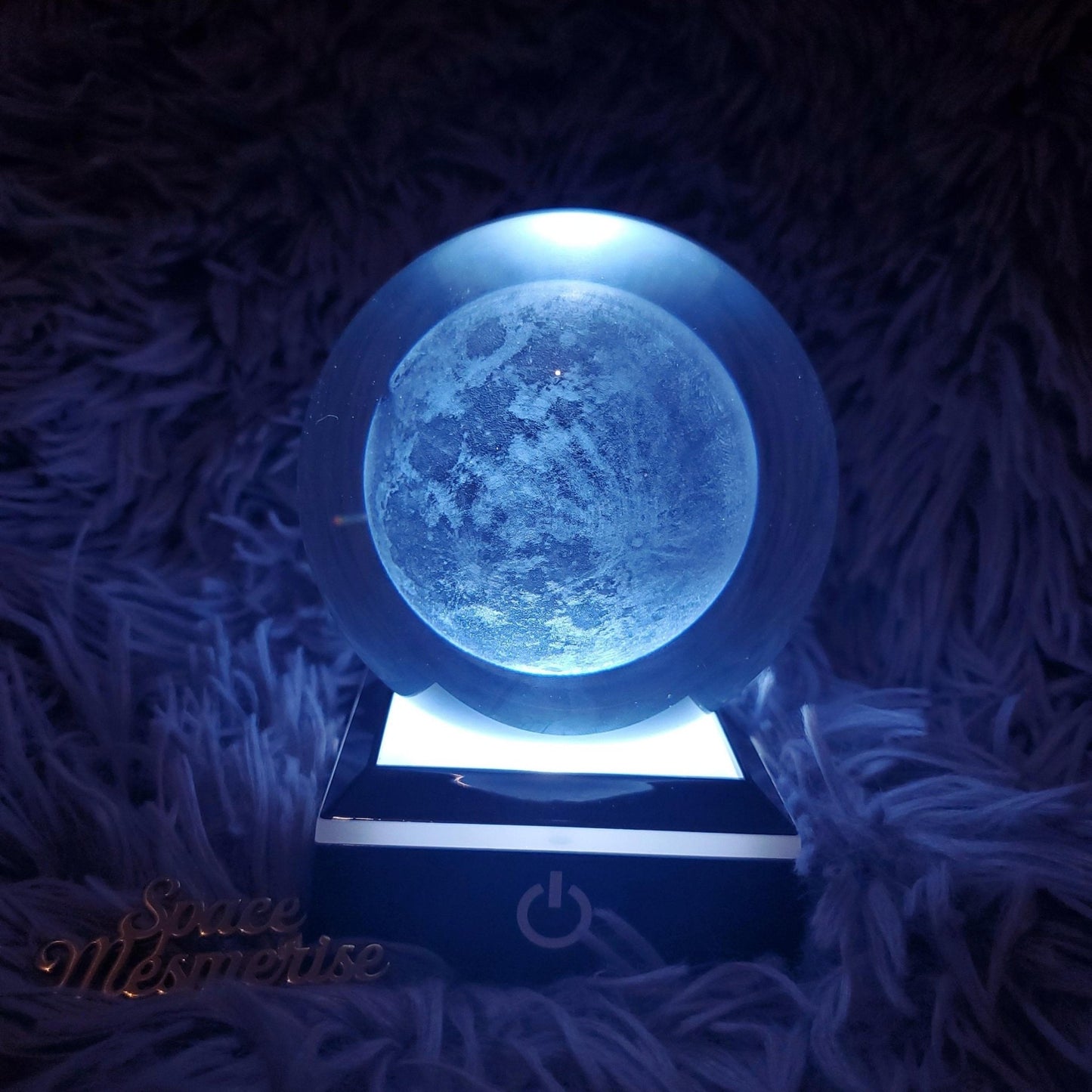 Crystal Moon Globe - Space Mesmerise - Space Gifts | Lamps | Statues | Home Decor