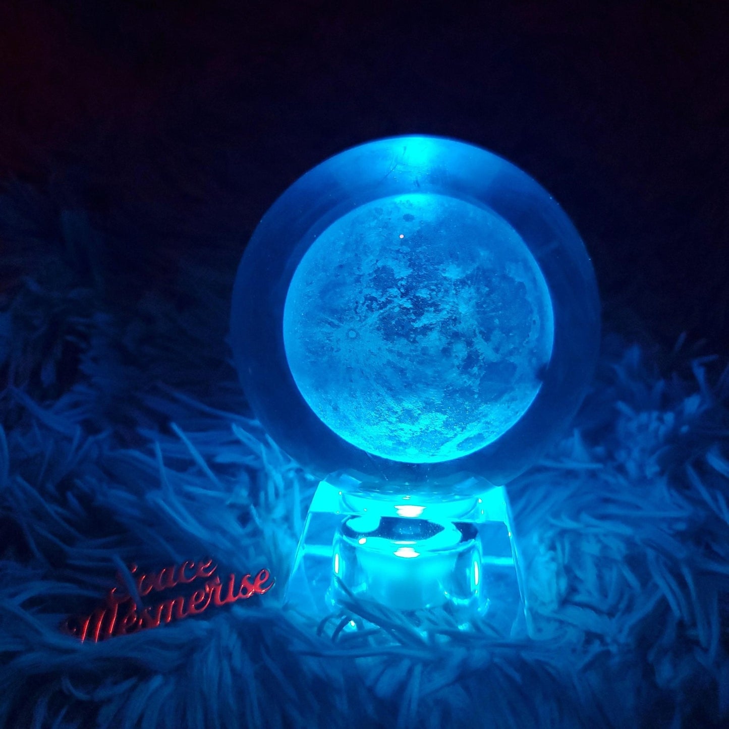 Crystal Moon Globe - Space Mesmerise - Space Gifts | Lamps | Statues | Home Decor