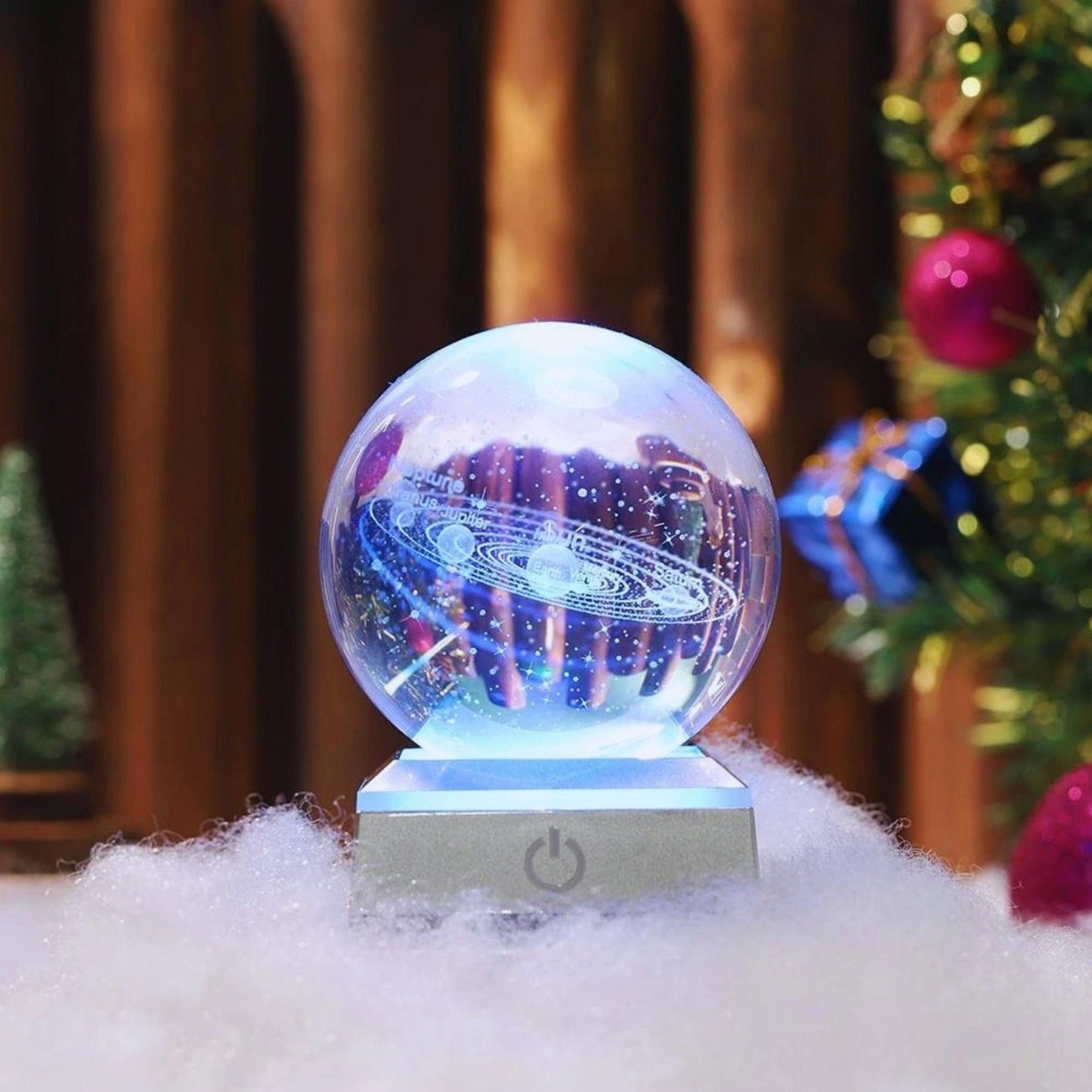 Crystal Solar System Globe - Space Mesmerise - Space Gifts | Lamps | Statues | Home Decor