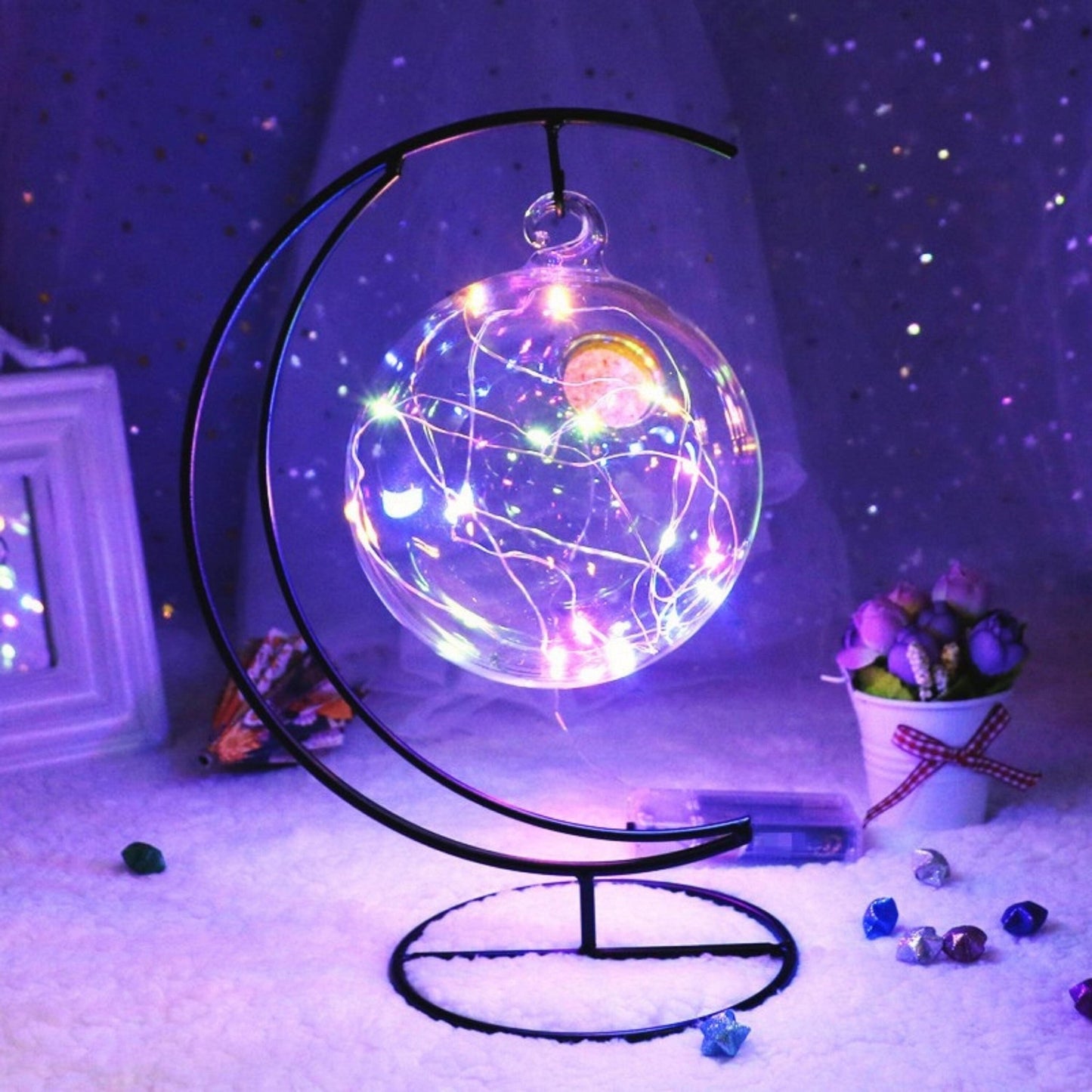 Festive Moon Lamp - Space Mesmerise - Space Gifts | Lamps | Statues | Home Decor