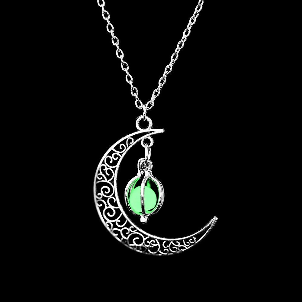 Glowing Moonstone Necklace - Space Mesmerise - Space Gifts | Lamps | Statues | Home Decor