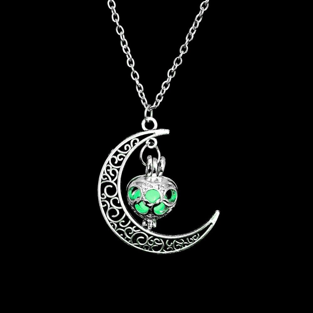 Glowing Moonstone Necklace - Space Mesmerise - Space Gifts | Lamps | Statues | Home Decor