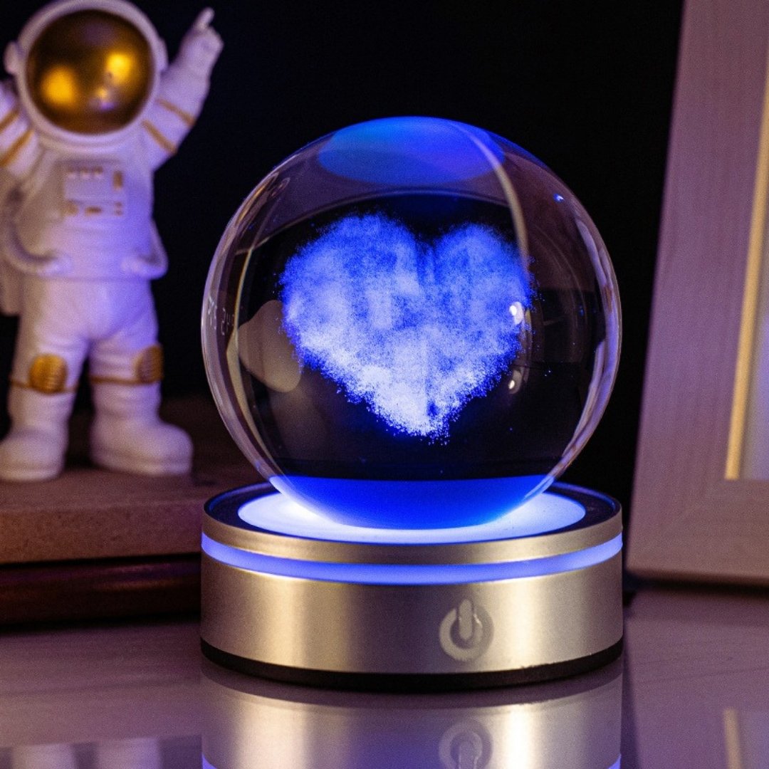 LED Crystal Galaxy Lamp (Colorful) - Space Mesmerise - Space Gifts | Lamps | Statues | Home Decor