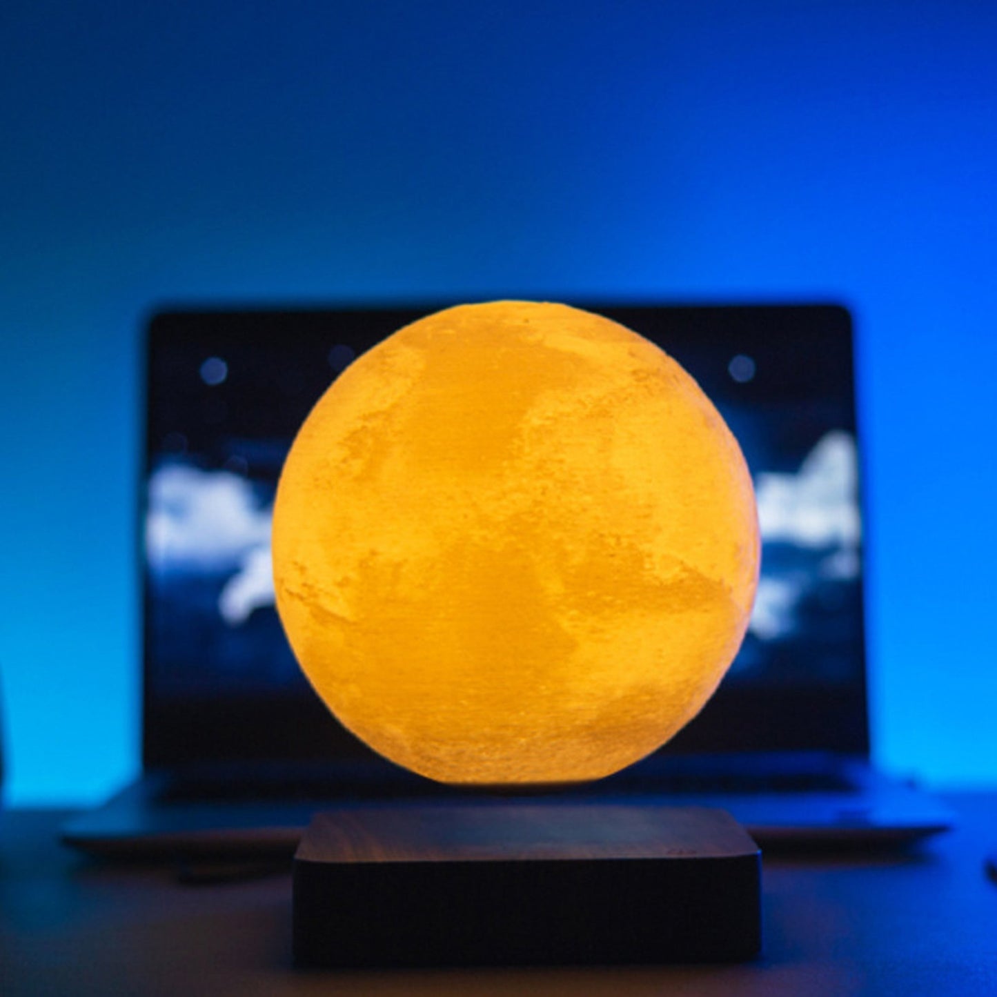 Levitating Moon Lamp - Space Mesmerise - Space Gifts | Lamps | Statues | Home Decor