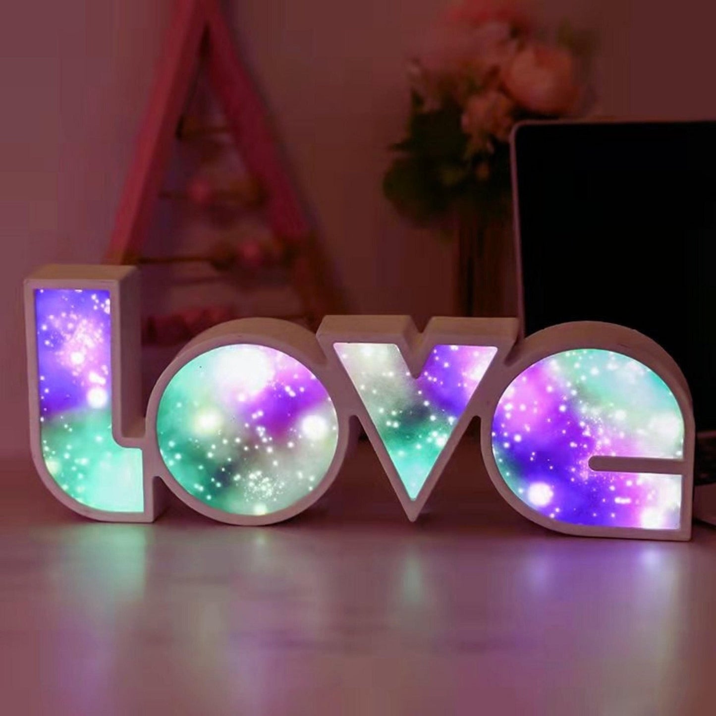LOVE Neon Sign - Space Mesmerise - Space Gifts | Lamps | Statues | Home Decor