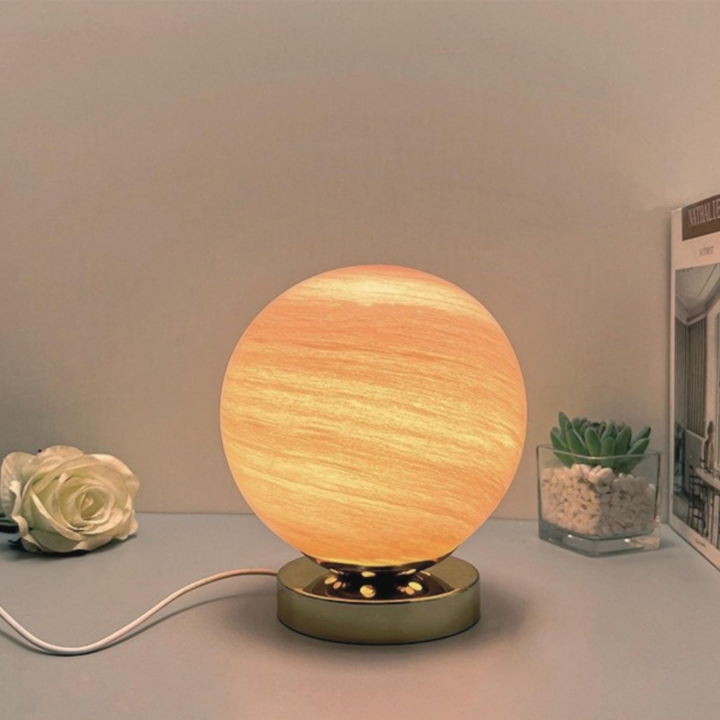 Molten Lava Planet Lamp - Space Mesmerise - Space Gifts | Lamps | Statues | Home Decor