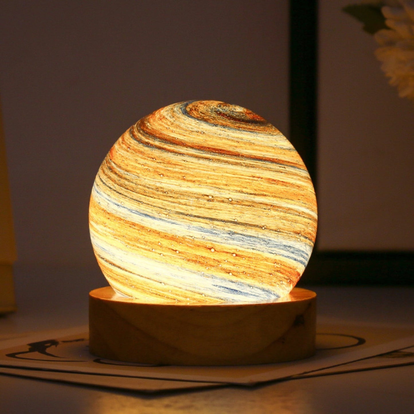 Neptune Lamp Globe - Space Mesmerise - Space Gifts | Lamps | Statues | Home Decor