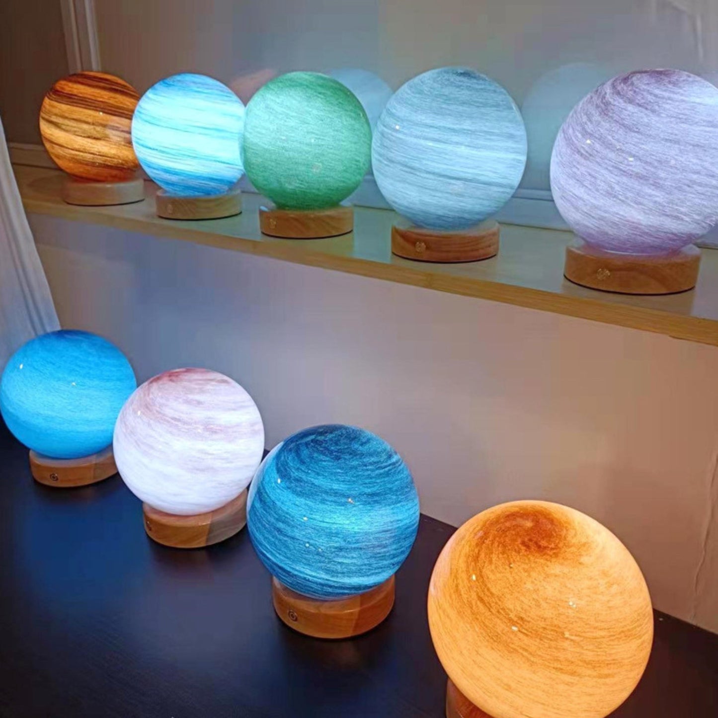 Neptune Lamp Globe - Space Mesmerise - Space Gifts | Lamps | Statues | Home Decor